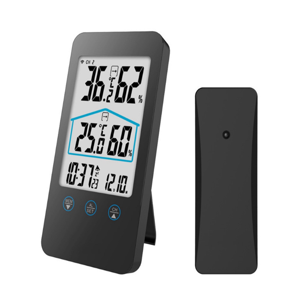 Indoor Outdoor Thermometer Wireless Digital Hygrometer Temperature and  Humidity 705353077548