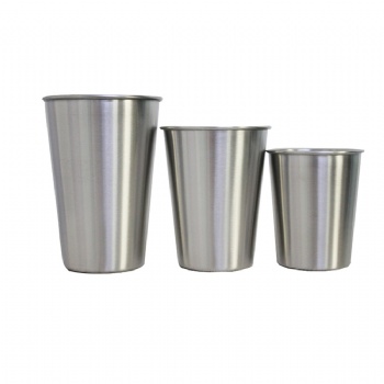 7 Oz. Stainless Steel Camping Cups