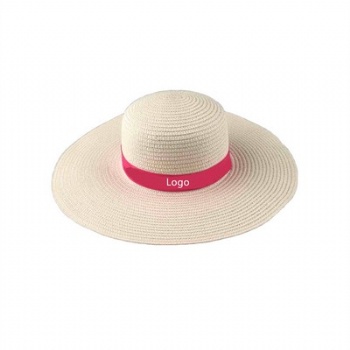 Straw Brim Hat with Band For Summer Beach Item # KLDYG-UVYGO
