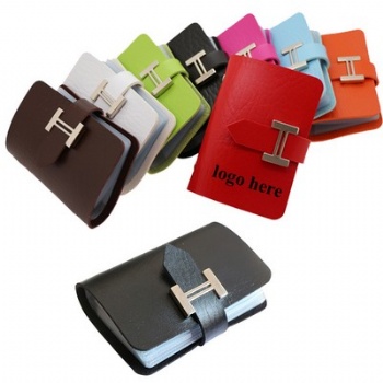 Business Card Case with Buckle