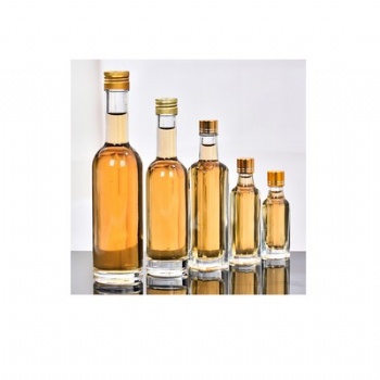 100ml Square Clear Glass Bottle