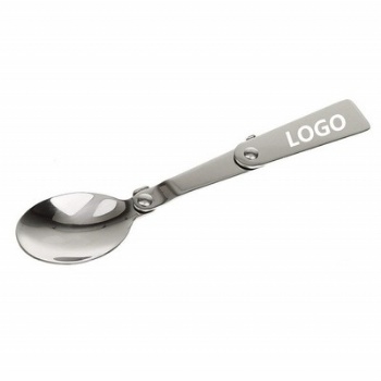 Outdoor Foldable Stainless Steel Spoon