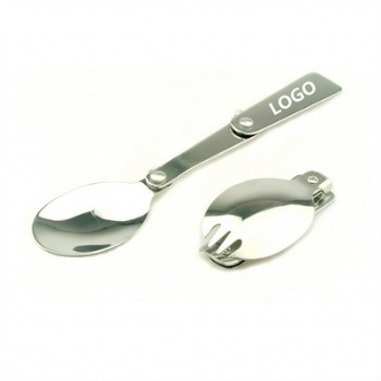 Outdoor Foldable Stainless Steel Fork