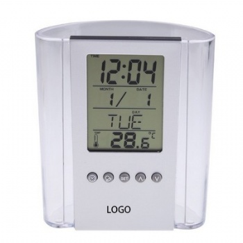 Pen holder Calendar Timer Thermometer Alarm Clock
