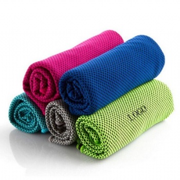 Cooling Two Color Mesh Towel