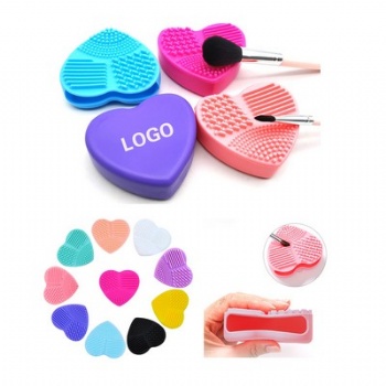 Heart Silicone Makeup Brush Cleaner