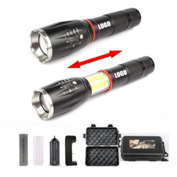 LED Tactical Flashlight With COB Kit