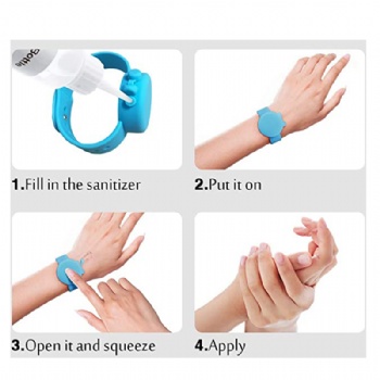 Refillable Hand Sanitizer Bracelet