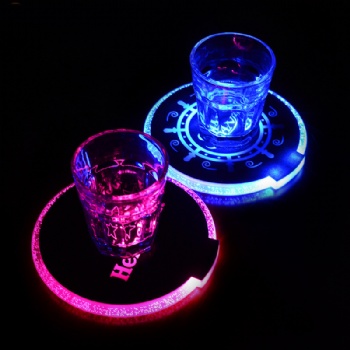Led Cup Holder Coasters