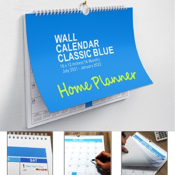 Custom 2022 Monthly Desk Pad Calendar or Wall Calendar