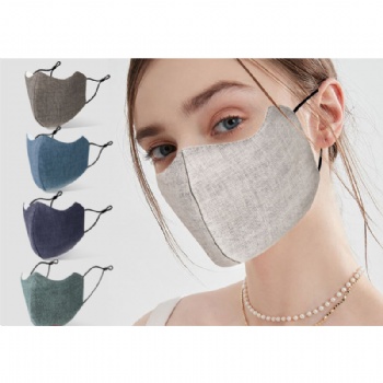 Reusable Cotton Linen Face Mask