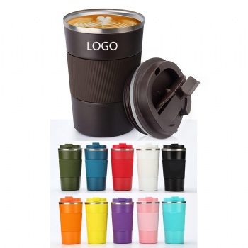 12 Oz Vacuum-Insulated Tumbler With Secure Lid