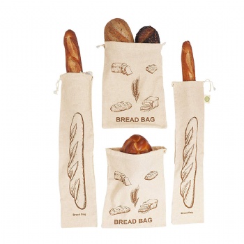 Natural Linen Bread Bags