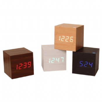 Cube Desk Alarm Clock Displays