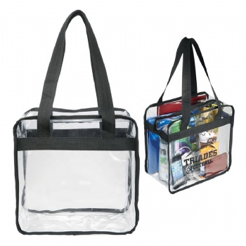 PVC Clear Tote Bag With Zipper