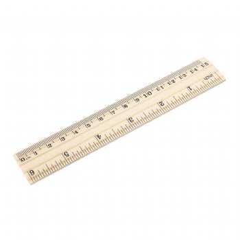 6 inches Wood Srtaight Ruler