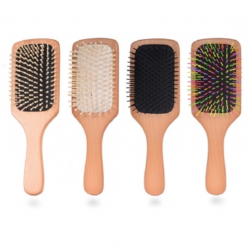 Wooden Massage Hair Brush Comb