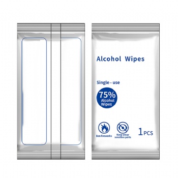 Individual Antibacterial Alcohol Wet Wipes
