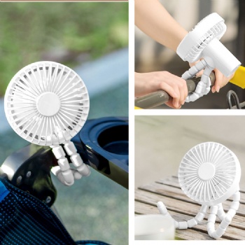 Rechargeable Flexible Tripod Clip On Fan