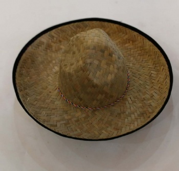 Natural Straw Hat With Custom Patch