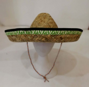 Natural Straw Hat With Custom Patch