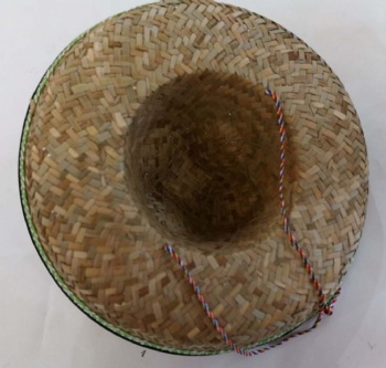 Natural Straw Hat With Custom Patch