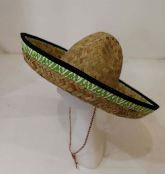 Natural Straw Hat With Custom Patch