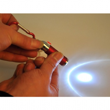 LED mini Keychain Flashlight with Carabiner