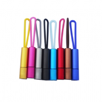 1 LED Mini Silicone Keychain Flashlight