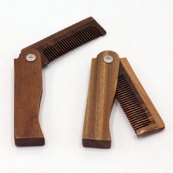 Natural Wooden Folding Comb