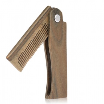 Natural Wooden Folding Comb