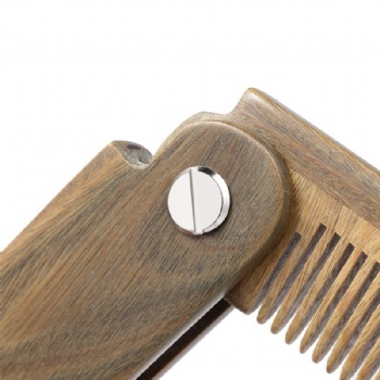 Natural Wooden Folding Comb