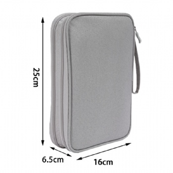 Double-Layers Electronic Organizer Storage Bag