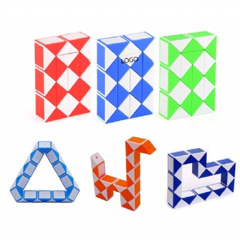 24 Mini Snake Magic Cube Puzzles