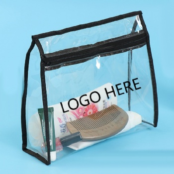 Durable Clear Plastic Travel Bag for Toiletries and Cosmetics