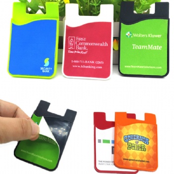 Convenient Phone Card Holder with Screen Cleaner