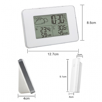 Wireless Digital Indoor & Outdoor Thermometer Hygrometer (Batteries NOT included)