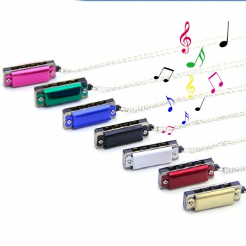 Mini Harmonica Chain Necklace