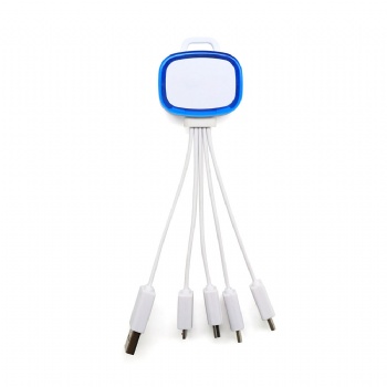 Flashing 4 In 1 USB Phone Charging Cable
